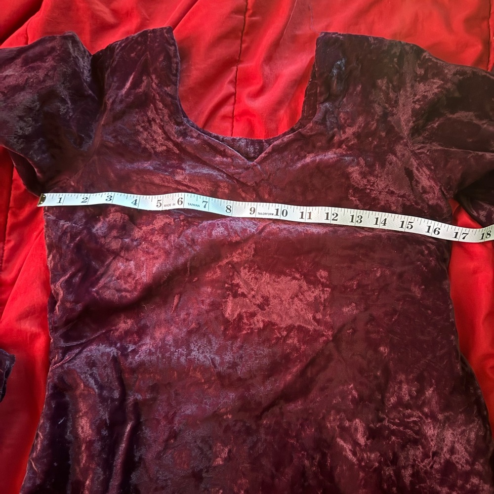 Velvet Burgundy Top